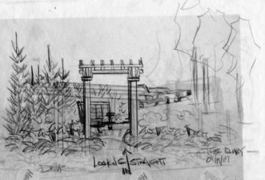 pergola drawing-conceptual