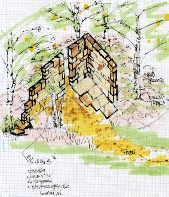 axonometric drawing,conceptual drawing