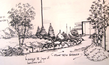 entry rendering, landscape rendering