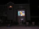 outdoor screen on
