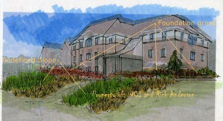 Ornamental grass rendering