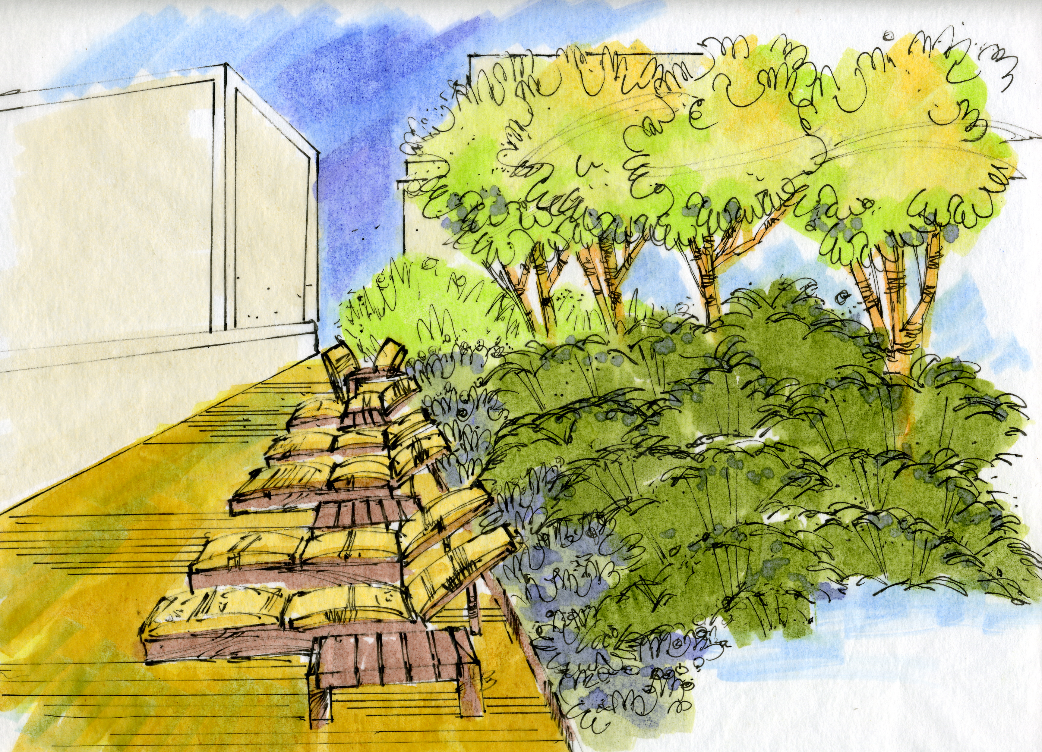 The Stages of a Color Rendering – The Whispering Crane Institute