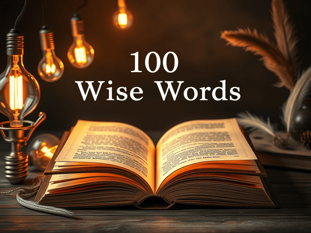 100 Wise Words For&nbsp;Everyone
