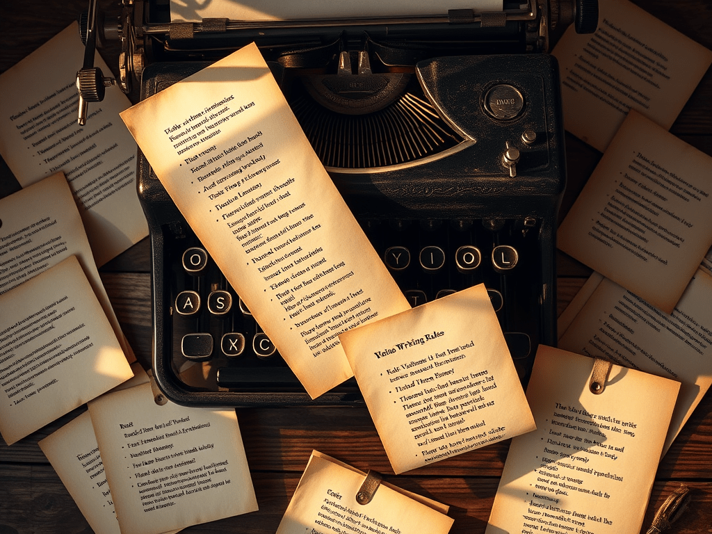 Rules to Write By or&nbsp;ignore